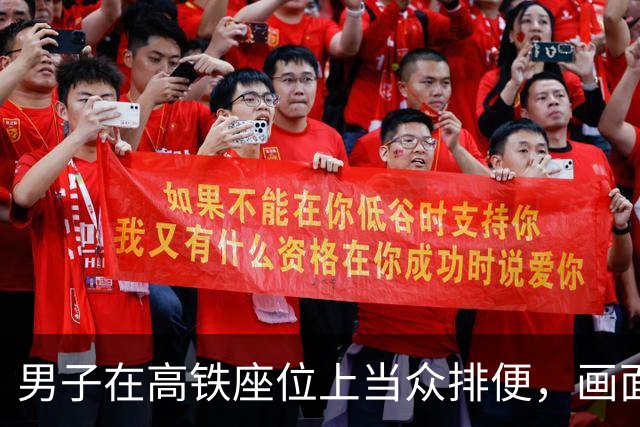 男子在高铁座位上当众排便，画面不忍直视，乘务员拿着纸巾、垃圾袋紧急处理现场