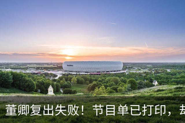 董卿复出失败！节目单已打印，却强行被取消，网友：太心酸受不了